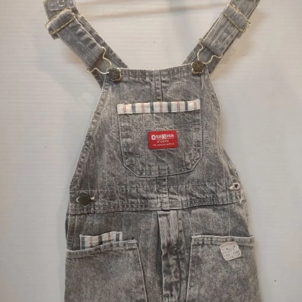 👍 Vintage Oshkosh Overalls Size 6 NWT. K1